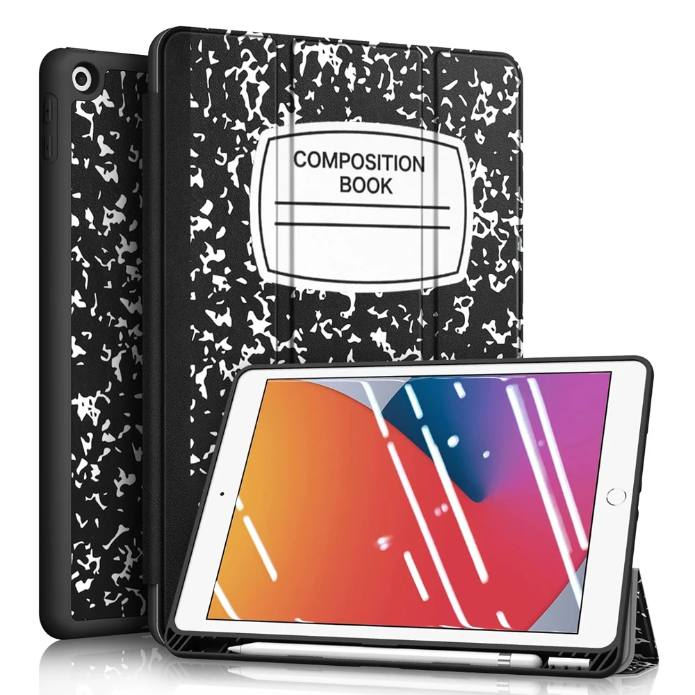 Magnetic Flip Smart Tablet Cover with Auto Wake/Sleep Feature