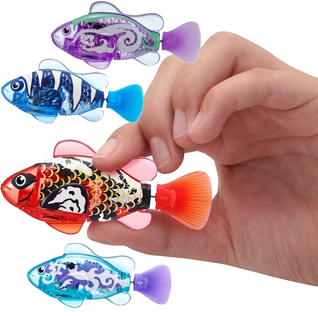 Mini poisson de mer électrique avec éclairage Flash, jouets pour enfants,  cadeaux - AliExpress