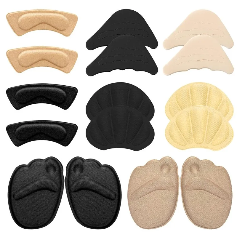 Anti-wear Forefoot Pad Heel Paste Half Pad Anti-wear Repair Shoes Back Stick Adjustment Shoe Size