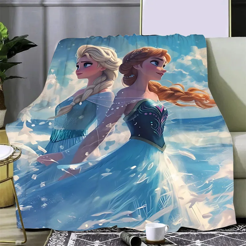 Disney Princess Printed Blanket Picnic Blankets Warm Blanket Soft and Comfortable Blanket Home Travel Birthday Gift 5