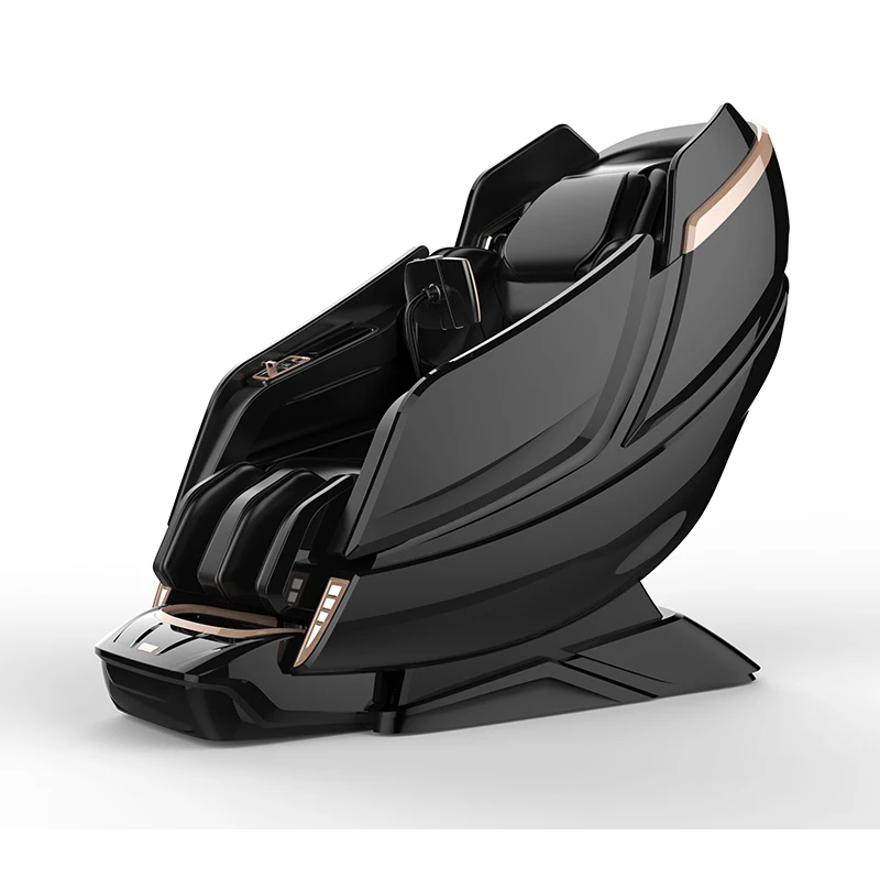 4D Massage Chair with Stretch Full Body Massage Voice Control Heating LCD Remote Control Foot Roller