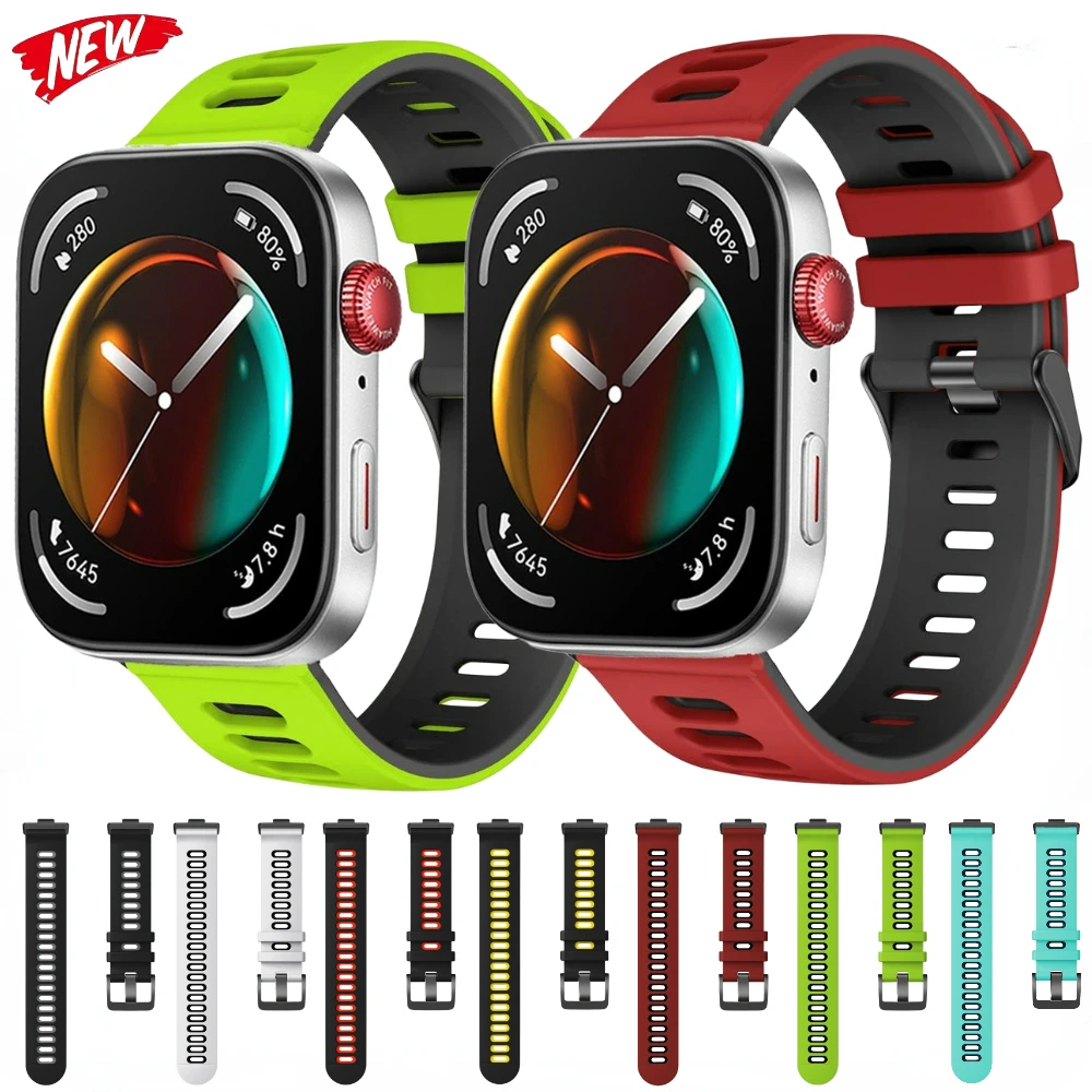 Silicone Band for Huawei Watch Fit 3 Strap Smart Watch Breathable Bracelet Wristband for Huawei Watch Fit 3 Sport Watchband Belt