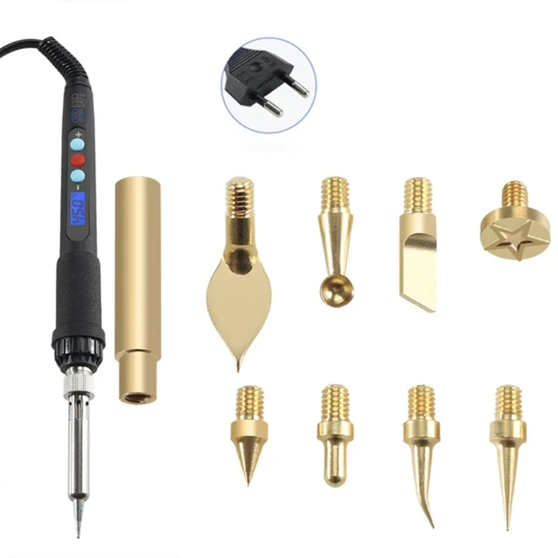 

Heat Insert Nut Iron Tip Hot Melt Heat Set Insert Tool for Voron 2.4/MK4 Soldering Iron Tip 3D Printing Modify Finishing