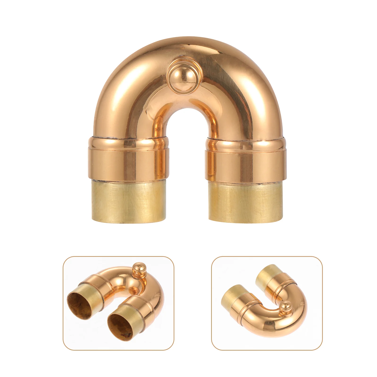 

Professional Horn Sound Changing Tube Durable Trumpet Accessory (Golden)