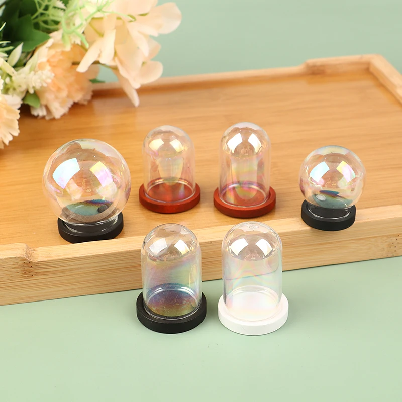 1pc 1:12 1:6 Dollhouse Glass Ball Decoration Kit DIY Accessories Materials Toy Small Handmade Wooden Miniature Assembly Toys