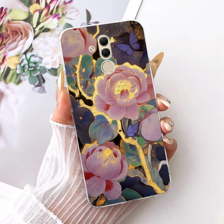 Luxury Floral Butterfly Design Soft Slim Phone Case Cover