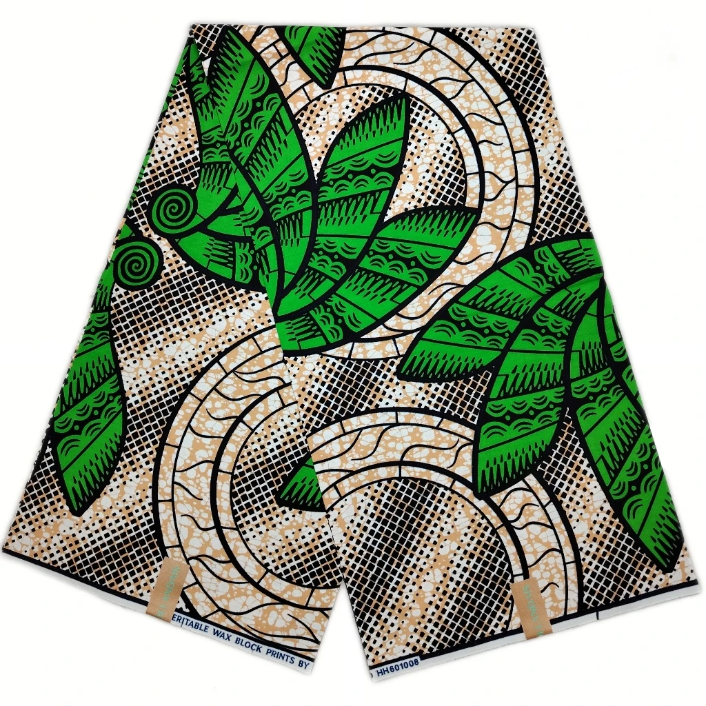 100% Cotton Ankara African Fabric Kente Disco Real Wax Fabric Nigeria Ghana Style Tissu Sewing Dress Craft DIY 5