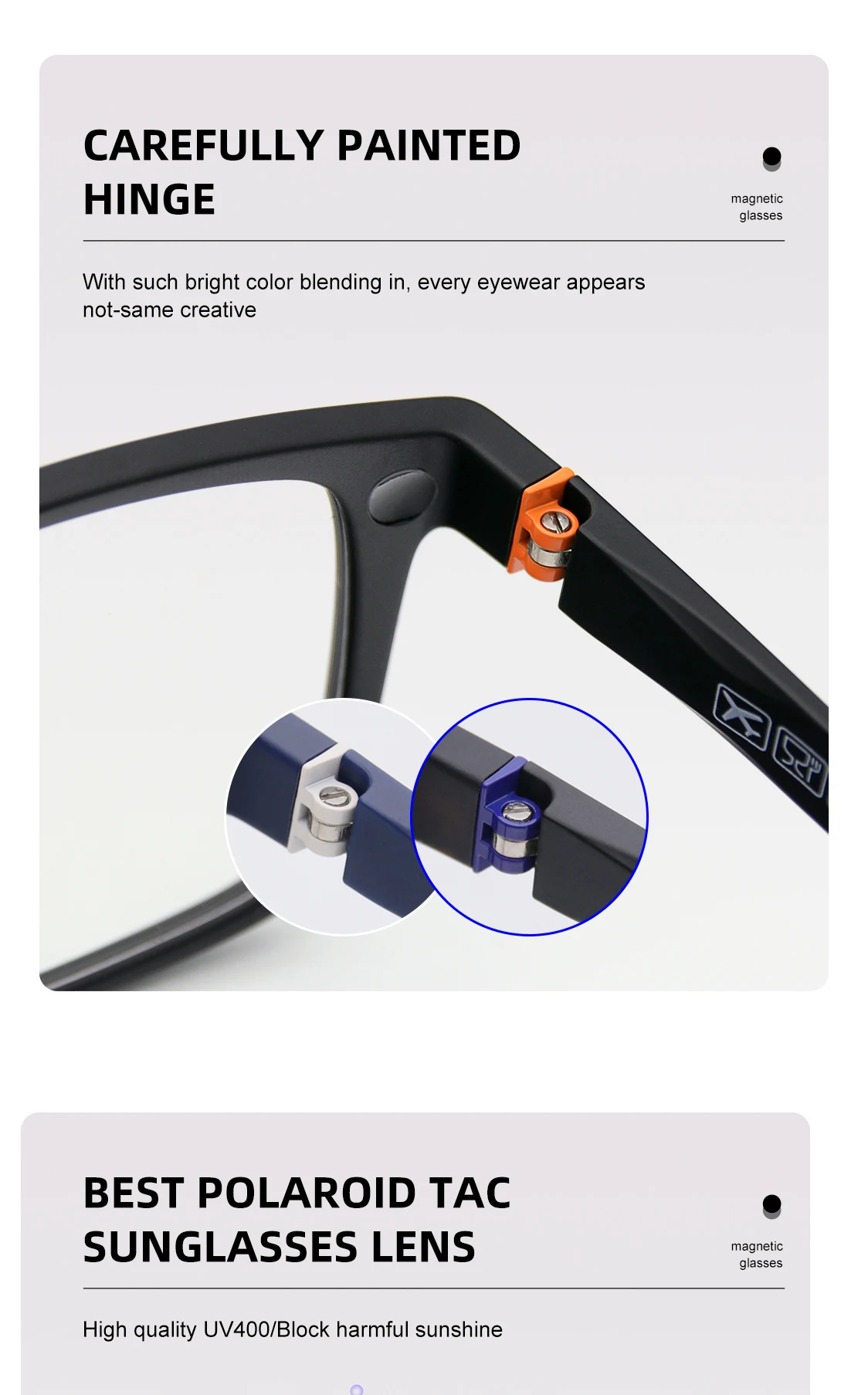 Classic Magnetic Sunglasses And Optical Glasses Combo Frame_voghion.com
