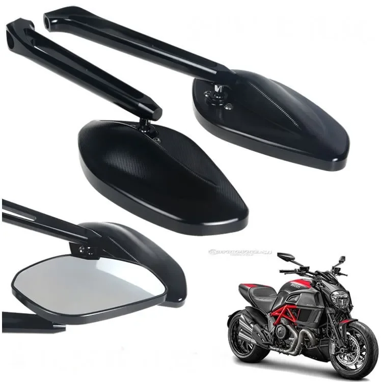 Wide Angle Rearview Mirror For Electric Motorcycles CNC Aluminum Material High Reflection CB190R CBF190R Retrofit Accessory