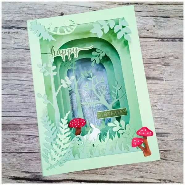 StampsVersatile Gift Bag Forest Landscape Woodland Metal Cutting Dies Silicone Scrapbooking Stencil Photo Album Card DIY Paper