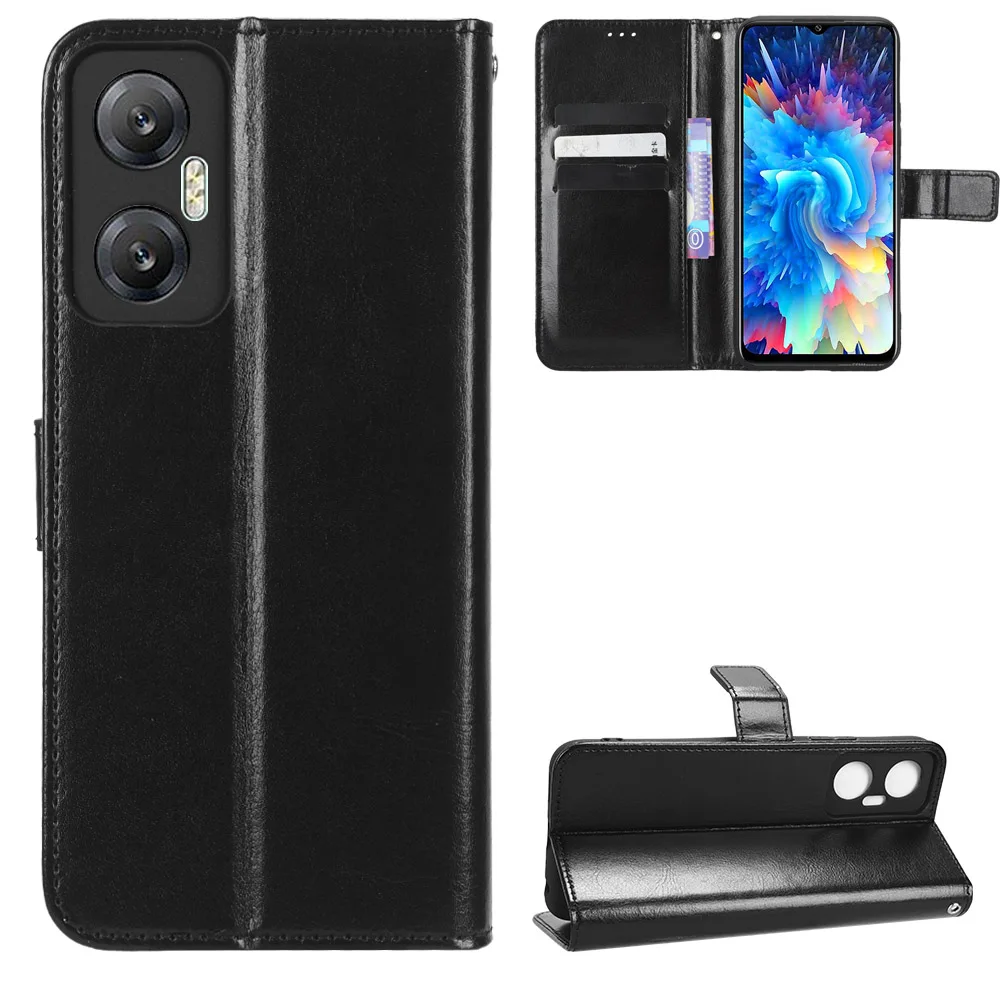 Flip Wallet Custodia In Pelle Pu Per Infinix Hot 20 5G/Hot 20 4G/Hot 20I/Hot 20S/Hot 12 12I Custodia Per Cellulare Cover Per Slot Per Schede