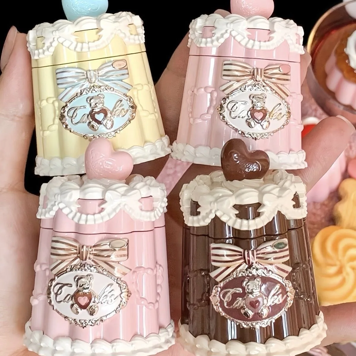 FLOWER KNOWS THE SWEETIE BEAR COLLECTION Coating Lip Jelly SOFT