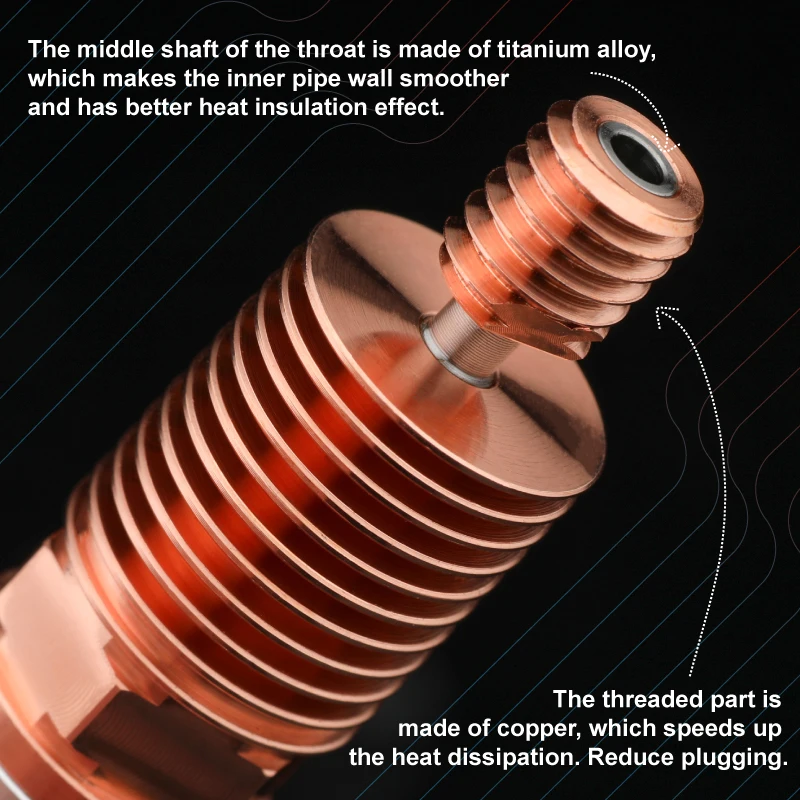 Mellow 3D Printer Parts All Metal NF Smart-CR10 V2.0 Titanium Heat