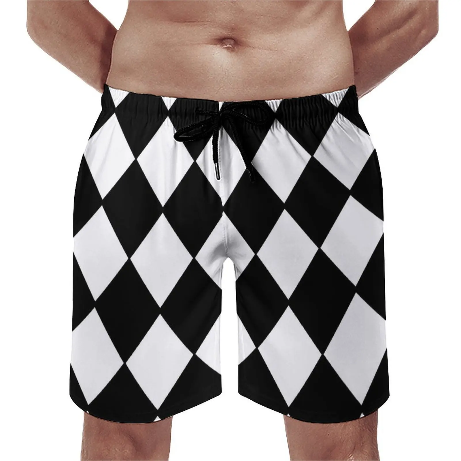 

Летние пляжные шорты с цветочным рисунком, контрастные Короткие штаны на заказ, повседневные быстросохнущие пляжные трусы