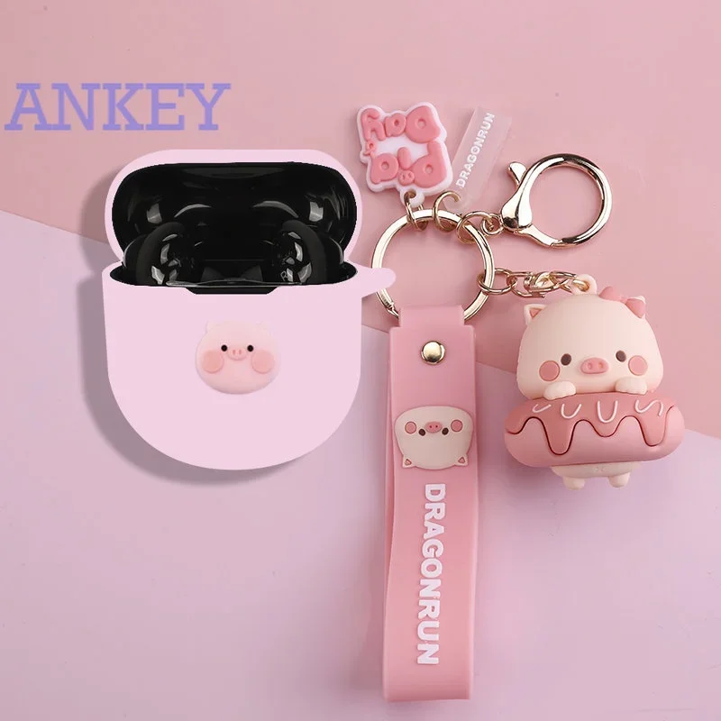 Per Bose Quietcomfort Ultra Earbuds Custodia Protettiva Qc3 Silicone Bluetooth Headset Cartoon Cover Soft Shell