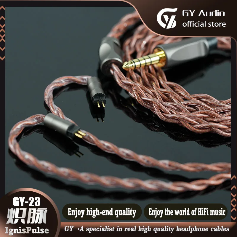 GY HiFi-23 Ignis Pulse Japan Furukawa 8N Copper Palladium