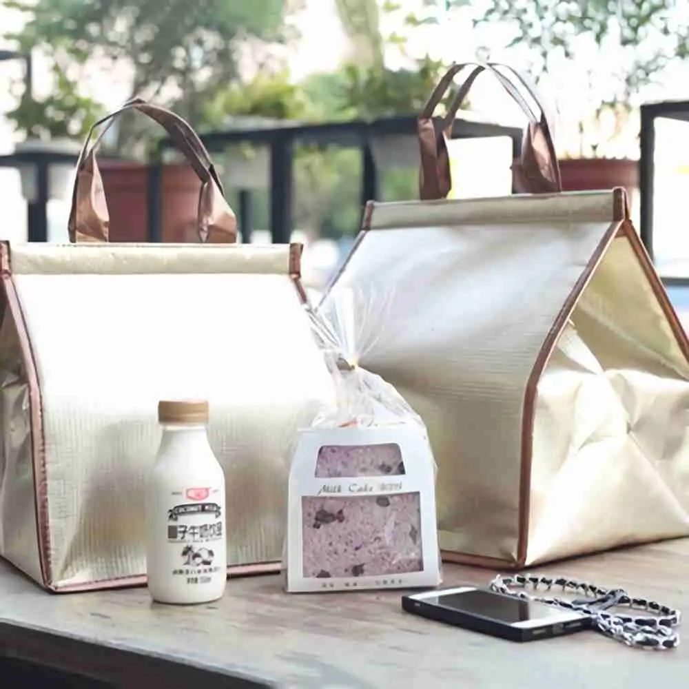 Foldable Large Cooler Bag, Portable Insulated Food and Cake Carrier, Aluminum Foil Ther... - SKU ICC01405 - UGI Packaging