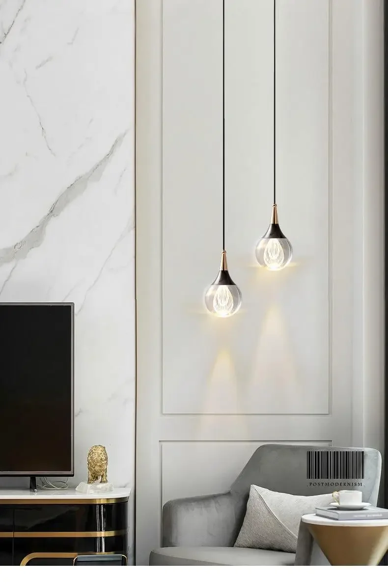 Description Picture 3 of itemEurope Restaurant Decor Crystal Led Ball Pendant Light Sconce Night Lamparas Bedroom Kitchen Chandelier Lamp Dining Room Lights