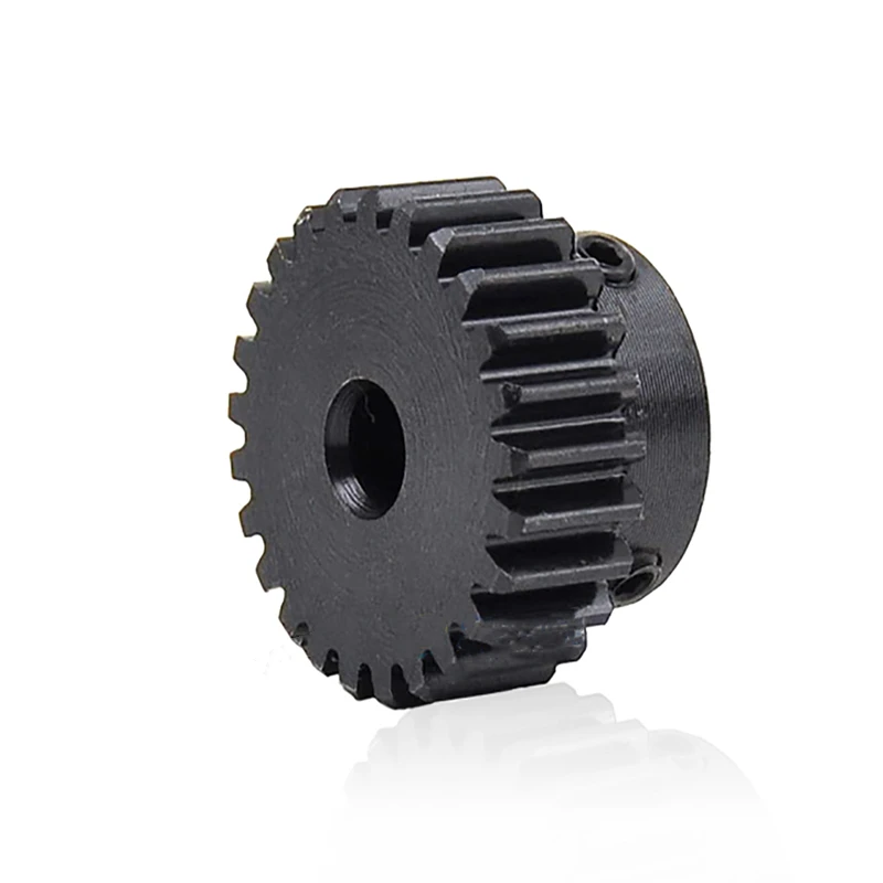 1pcs 1 Die Step Gear 15-35 Teeth Bore 4/5/6/6.35/7/8/10/12/12.7/14/15mm 1M 45# Steel Metal Motor Cam Gear Spur motor gear transmission gear electric bike gear cassette deck tape gear electric chain saw gear