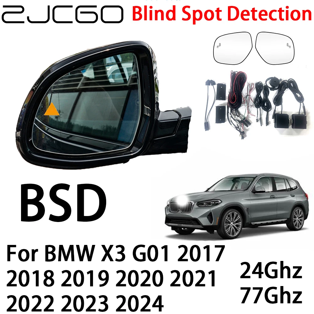 ZJCGO BSD Radar Warning System Blind Spot Detection Safety Driving Alert for BMW X3 G01