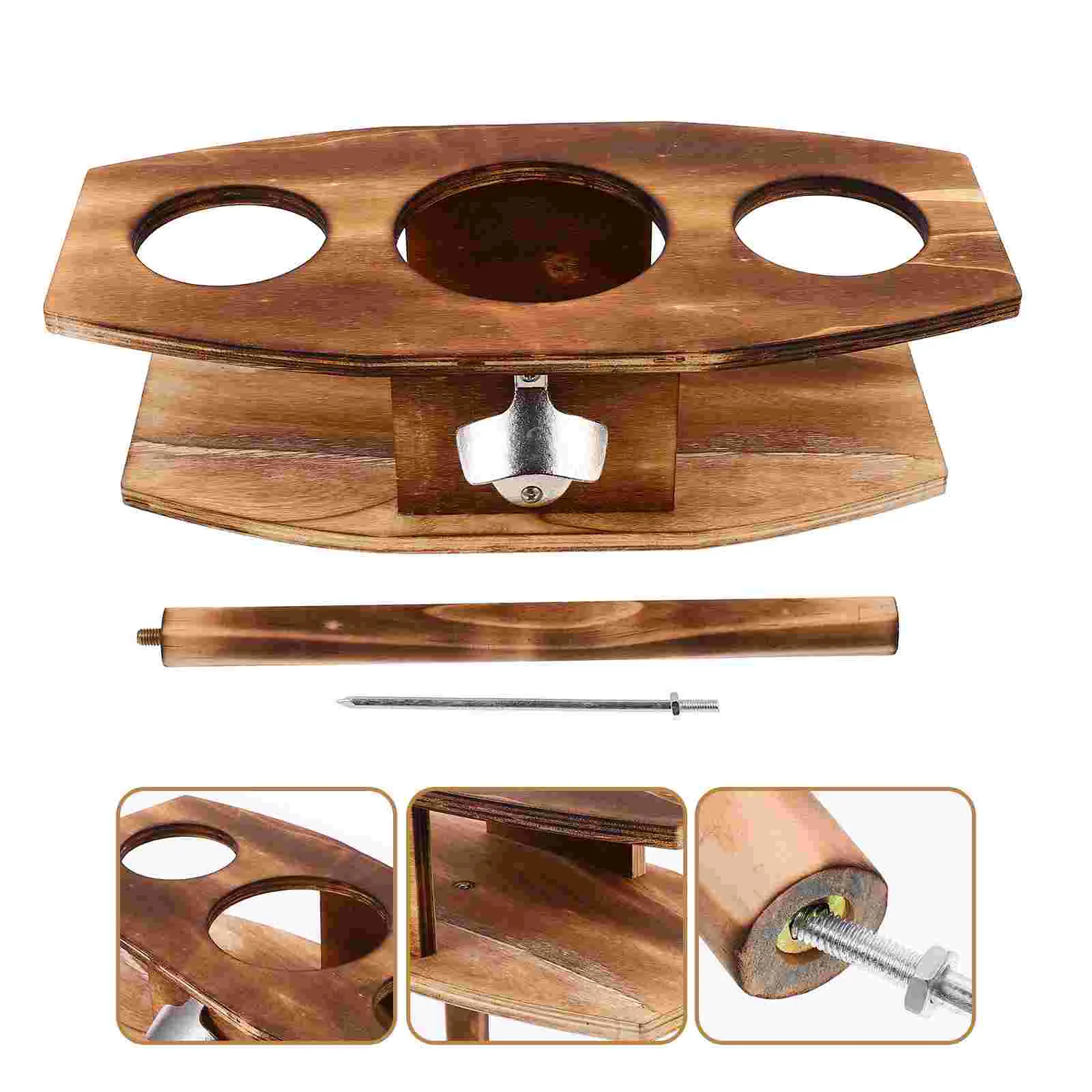 Red Table Wall Bracket Folding Serving Practical Outdoor Cheese Home Wood Portable Glass Child