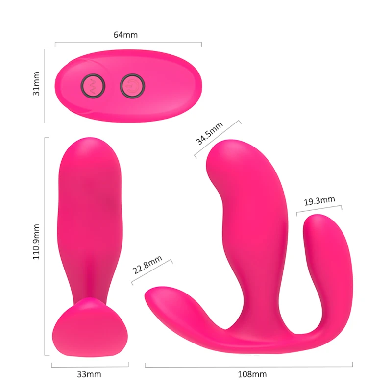 Wearable Vibrating Panties Dildo Vibrator G Spot Clitoris Stimulator Butterfly Erotic Toy Adult Toy for Women_voghion.com