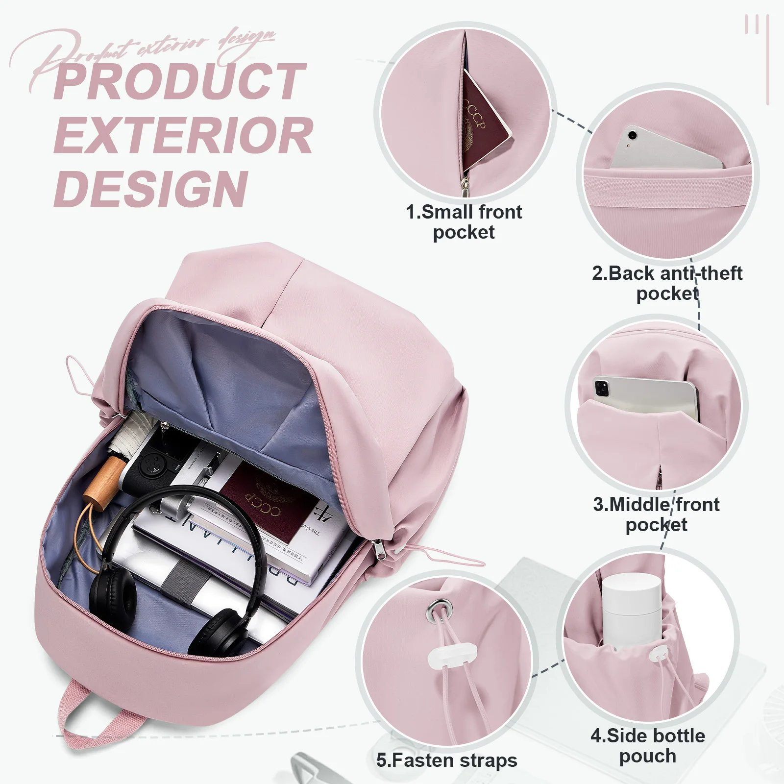 Women's Laptop Backpack, School Backpacks for Teen Girls, Waterproof Men Travel Backpack Classic Leisure University School Bag