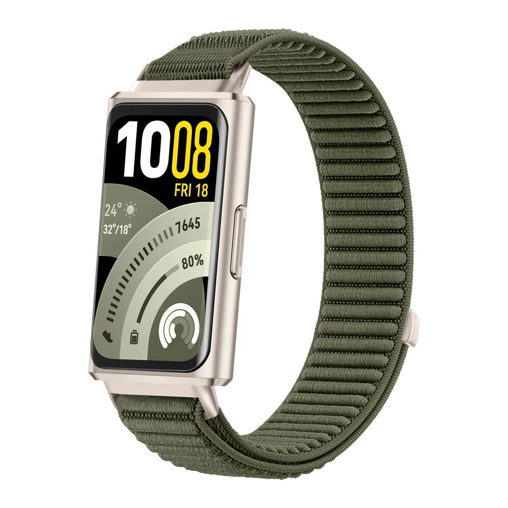 Breathable Nylon Loop Sport Strap for Smartwatch - Adjustable Bracelet