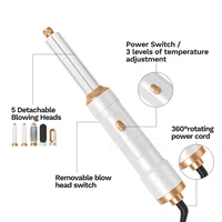 UKLISS Airstyler Pro Ensemble de sèche-cheveux 5 en 1, brosse à friser à air chaud, lisseur, brosse thermique 3