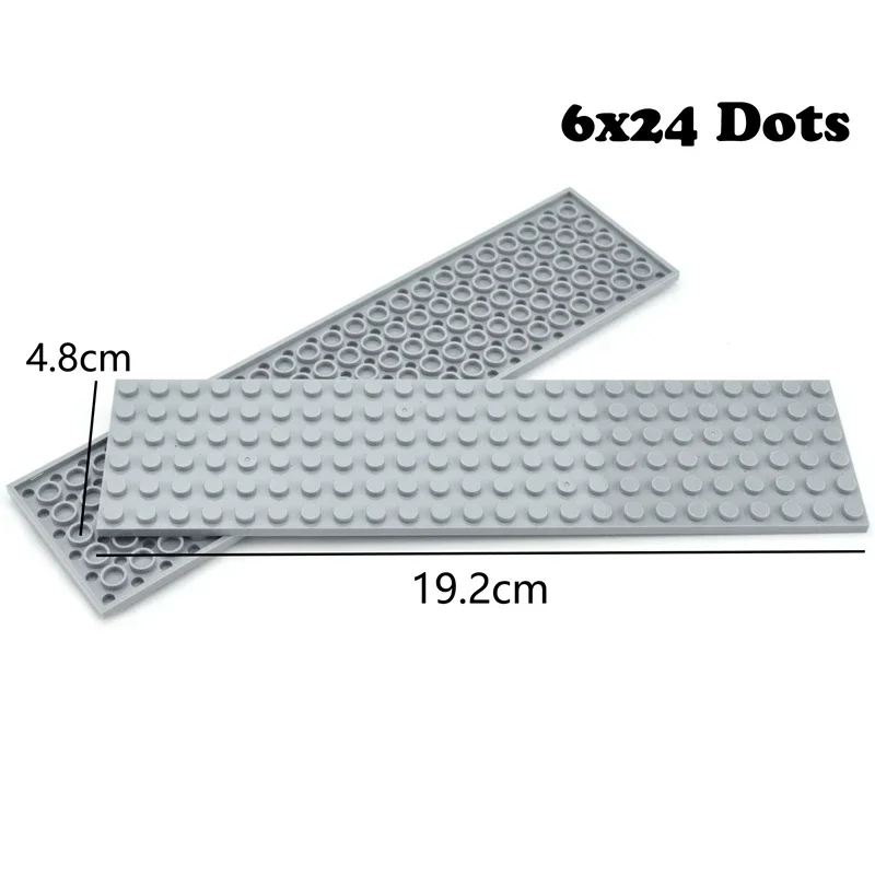 Building Blocks Tech Parts 6x24 Dots Thin Bricks Assemble Particles Educational Creative Size DIY Building Blocks Compatible Classic Parts 3026