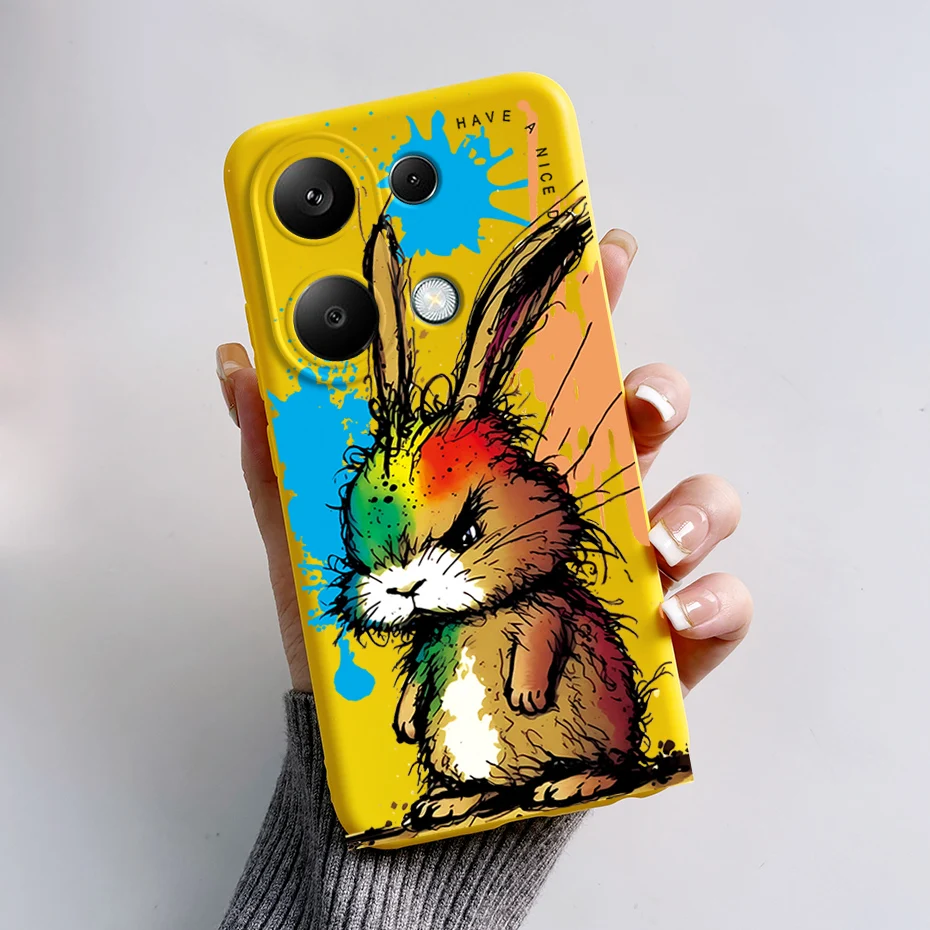 Soft Silicone Cute Cat Panda Shockproof Phone Case Cover, TPU Coque  Shell