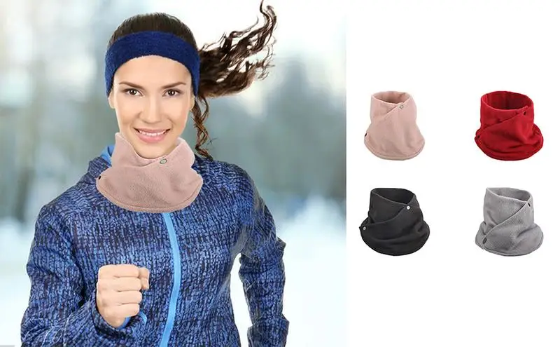 

Windproof Face Cover motorcycling Scarves Warmer Fashion Winter Camping Warm Fleece Neck Gaiter unisex Cold Weather Neck Gaiters