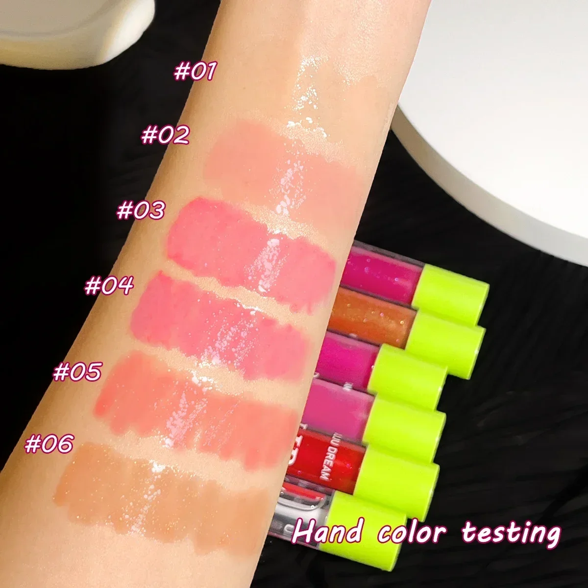 Lip Gloss Lip Oil Lip Makeup 6-color Moisturizing Candy Lip Gloss