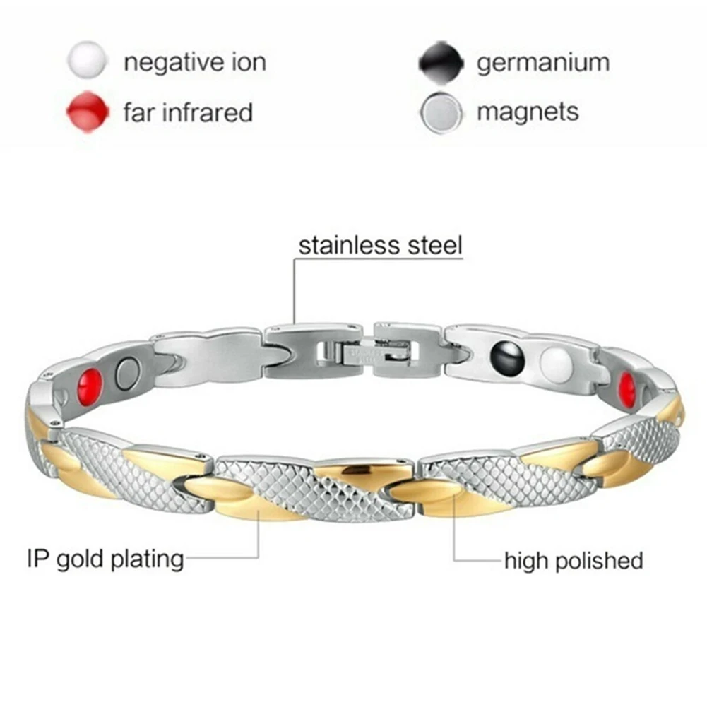 Twisted Dragon Magnetic Therapy Couple Bracelet Detachable Women Men Bangle Slimming Therapy Bracelet Jewelry Bangles for Women