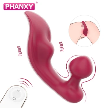 PHANXY Powerful Remote Control Wearable Vibrator for Women Sex Toy Female G-Spot Clit Stimulate Dildo Woman Toys for Adults 18 1