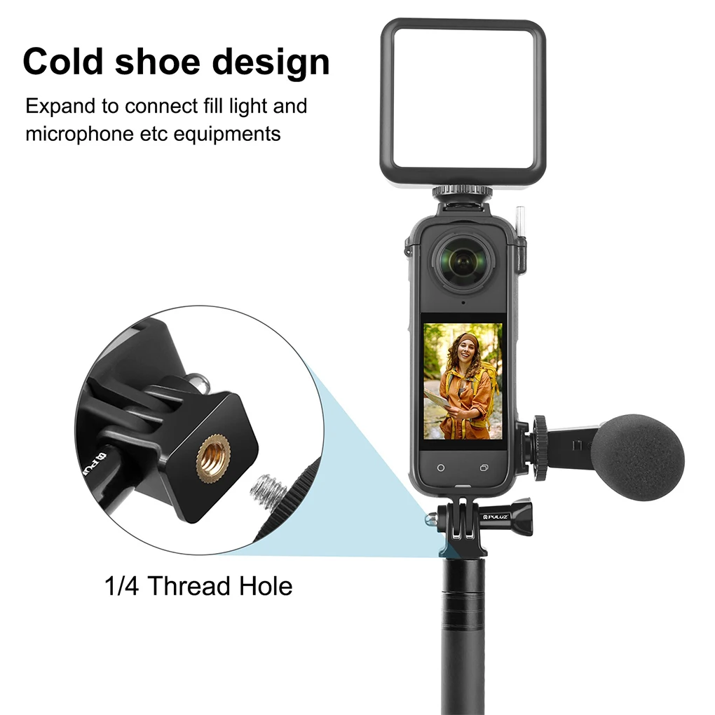 Action Camera Cover Insta360 X3 Protective Housing Frame Case Anti Fall Mount Accessories