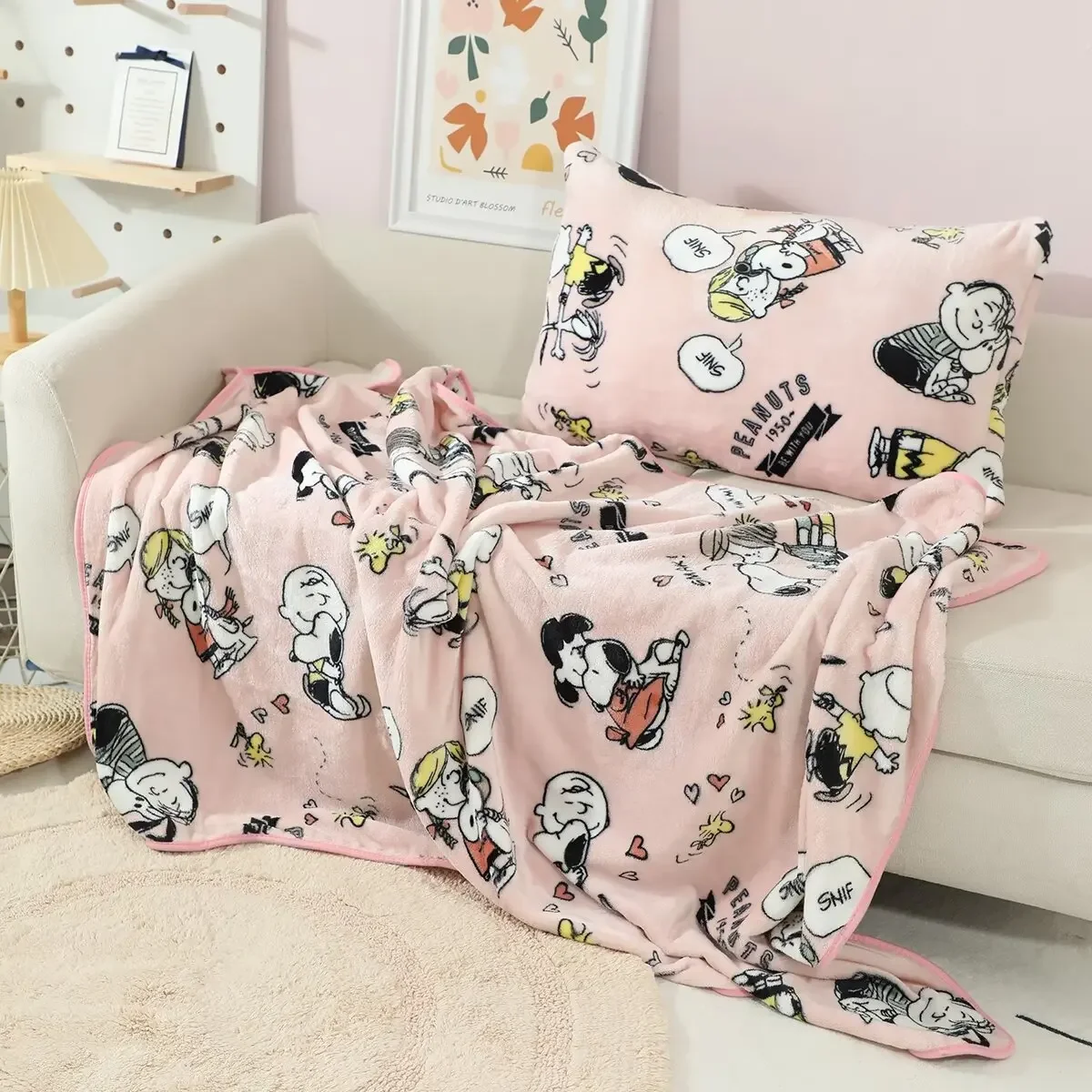 Snoopy Plush Children's Blanket 3