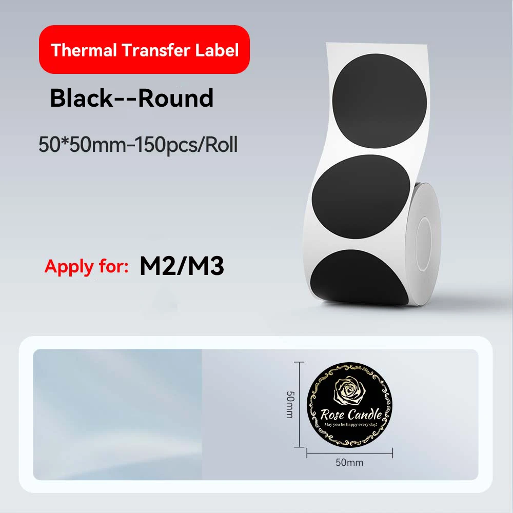 Durable Thermal Transfer Labels for Home and Office Use, 20-50mm Width