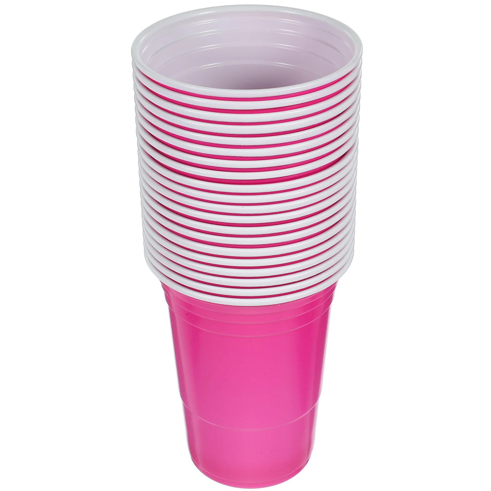 

20 Pcs Decor Water Glasses Disposable Party Cup Birthday Decoration (rose Red 16oz Plastic 20pcs) Beverage Cups Juice