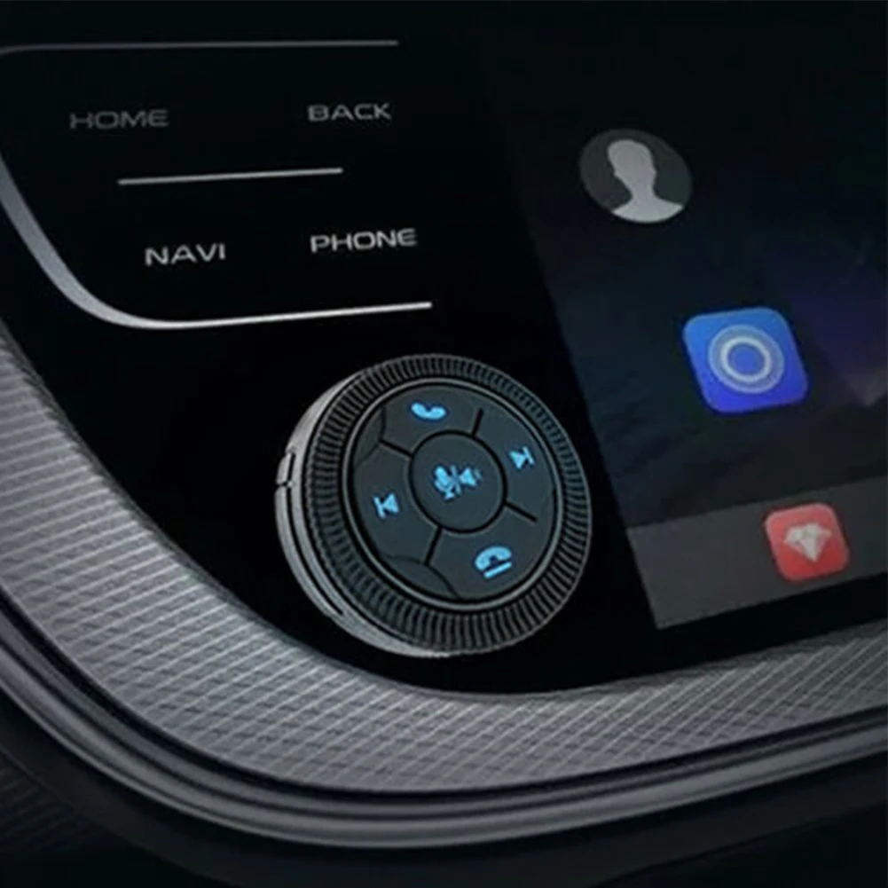 

Steering Wheel GPS-Wireless Smart Button Key Volume Remote Control Car Steering Wheel Universal Accessory Parts