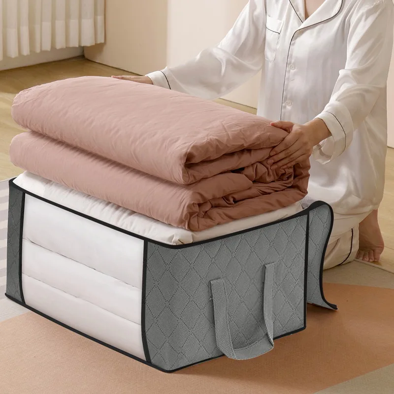 Foldable Quilt Storage Bag 3pcs for Closet Quilt Clothes storage bag foldable storage bags clothes storage bag quilt storage bag storage box clothes storage box clothes organizer clothes storage organizer foldable storage bag