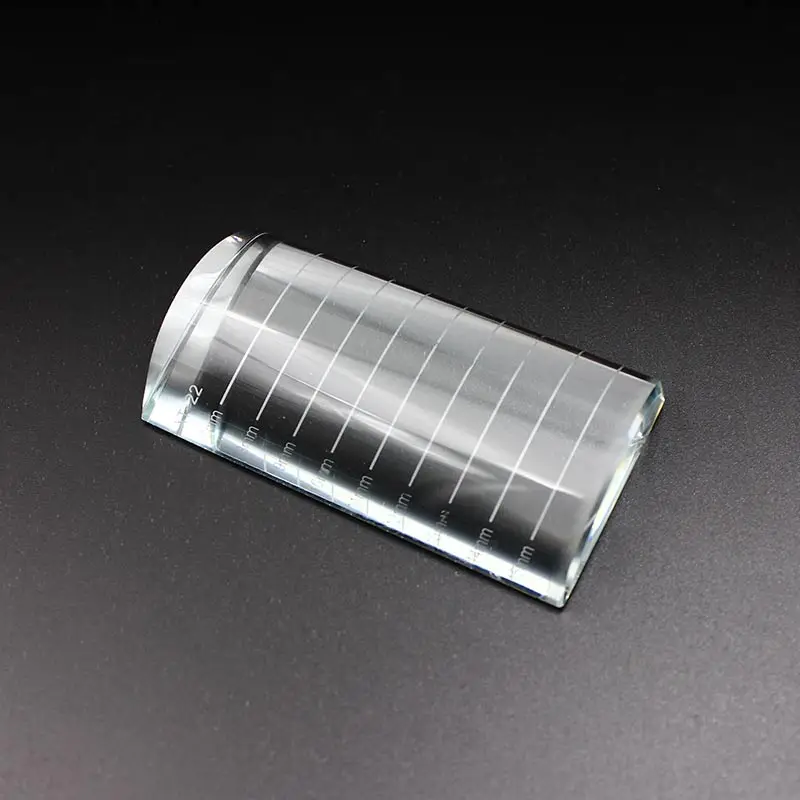 Curved False Eyelashes Stand Pad with Scale