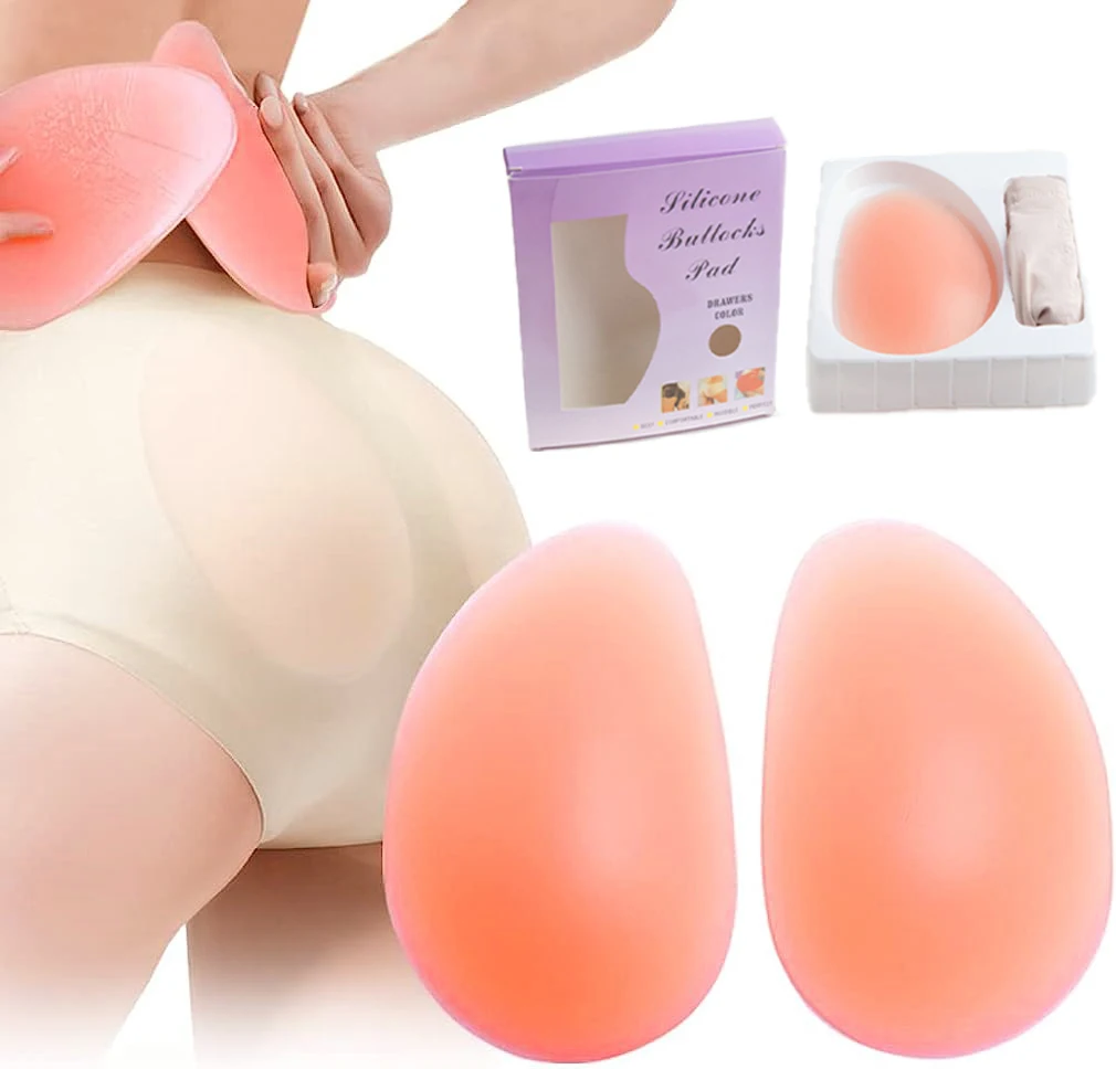 

Silicone Butt Pads Portable Fake Hip Pads Butt Lifter Enhancer Padded Inserts Padding Women Shapewear Control Panties