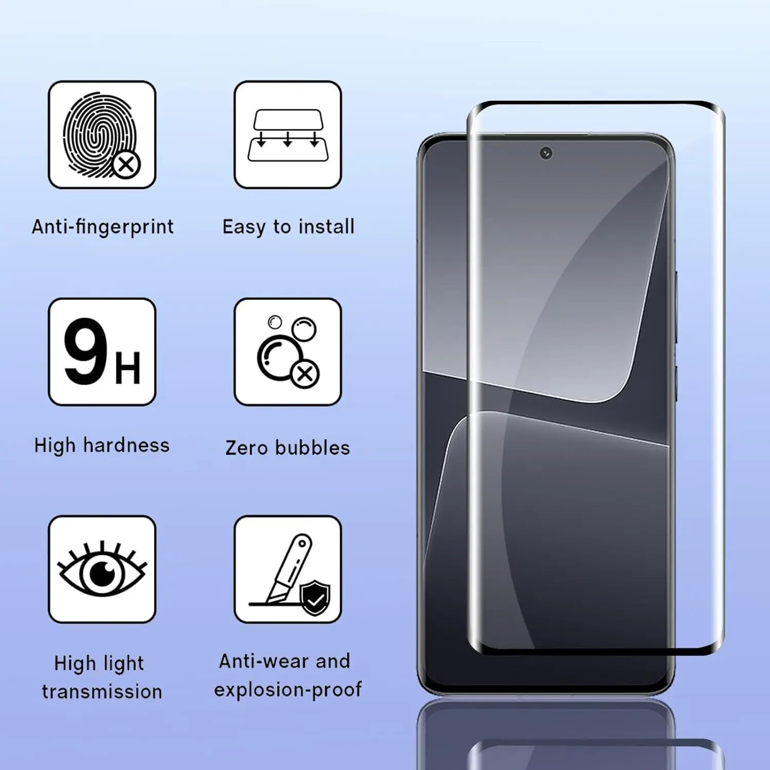 Premium Tempered Glass Full Cover Screen Protector