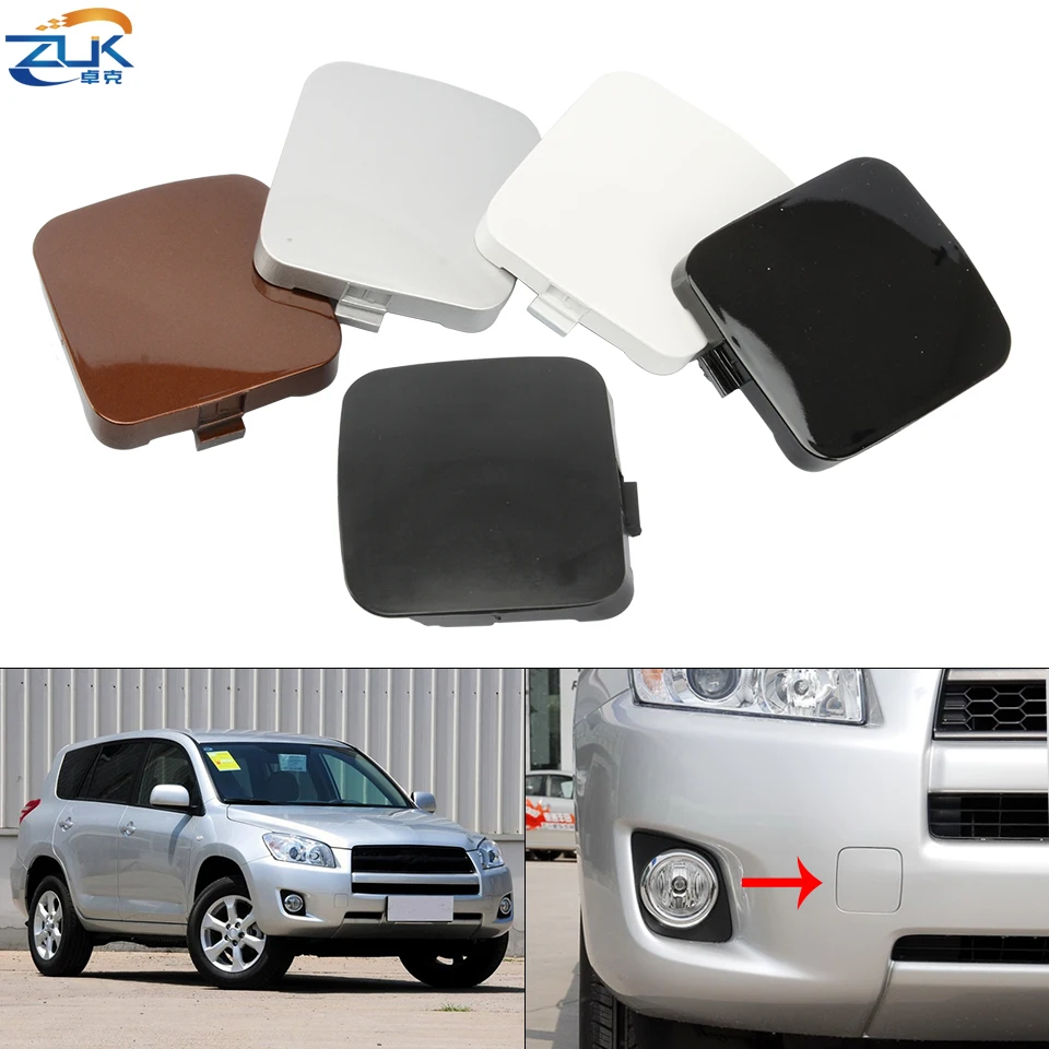 

Car Accessories Silver White Black Red White Front Bumper Towing Hauling Hook Cover Lid Cap For Toyota Rav 4 RAV4 2009-2011