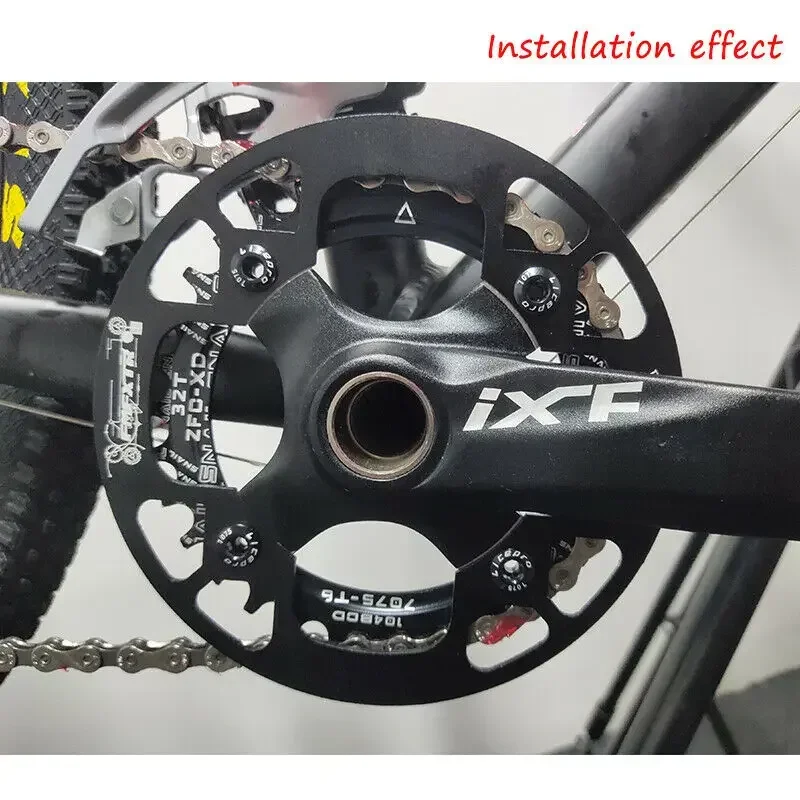 Bike Chainwheel Protector 104BCD MTB Chainring Protection Cover 32/34/36/38T/38/