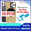 10PCS / Lot Big Hole Back Glass For iPhone 14 Pro Max Back Battery Cover Rear Door For 14 Pro Back Housing Replacement Part