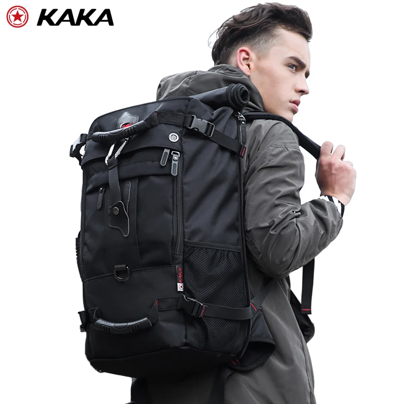 KAKA 50L Waterproof Travel Backpack Men Women Multifunction 17.3 Laptop  Backpacks Male outdoor Luggage Bag mochilas Best quality