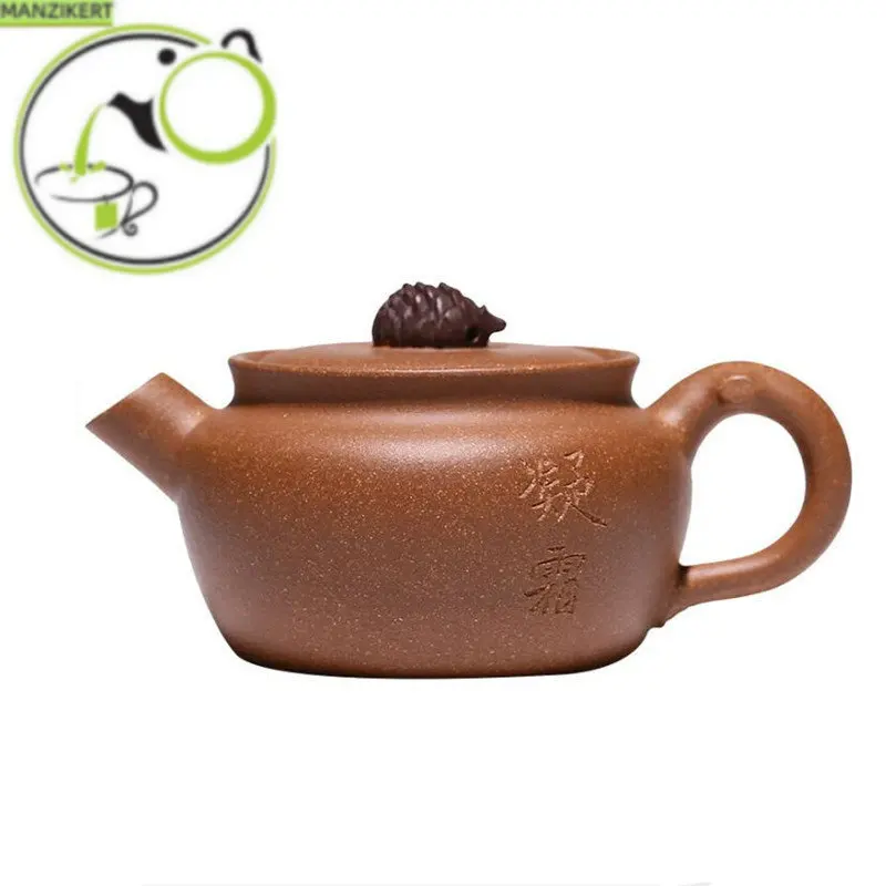 

120ml Chinese Yixing Purple Clay Teapots Handmade Tea Pot Raw Ore Colorful Section Mud Kettle High-end Zisha Tea Set Collection