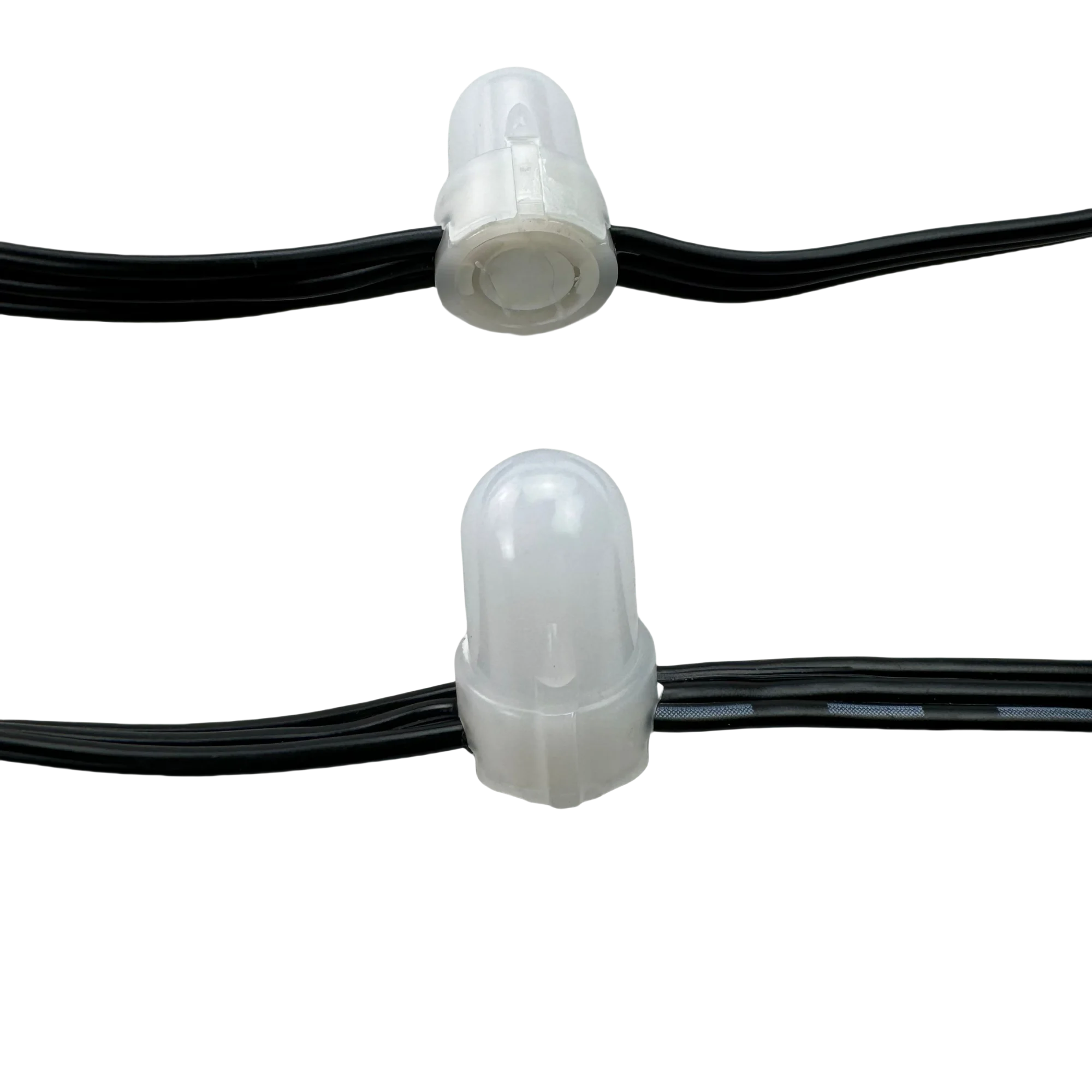 50ct LB1908 IC RGB Bullet Gumdrop Pixel String Light DC12V 18AWG